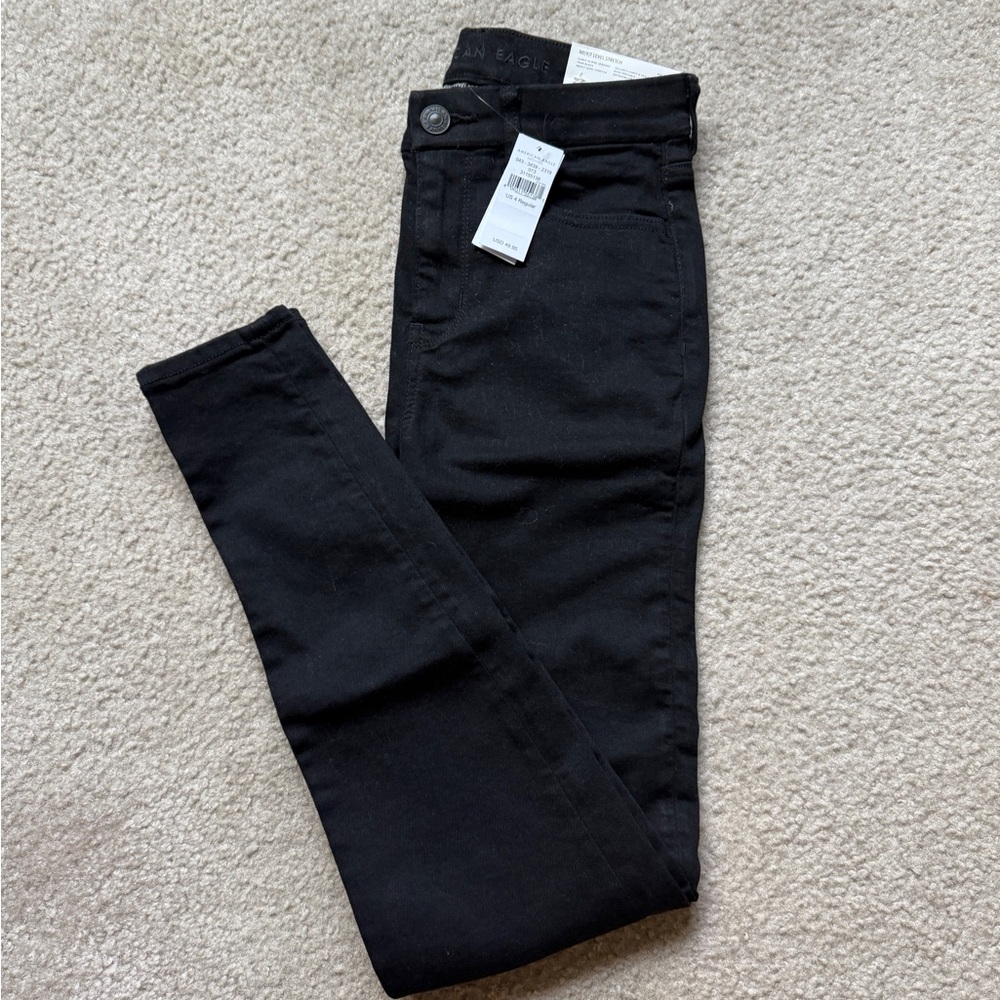 American Eagle Outfitters Black Curvy High Rise Jegging Jeans